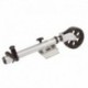 Fulton XLT 1500 lbs. Swing Away Bolt-On Jack w/12" Travel & 8" Poly Wheel - Sharkskin Finish