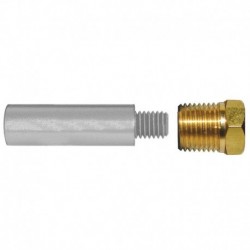 Tecnoseal E0 Pencil Zinc w/Brass Cap
