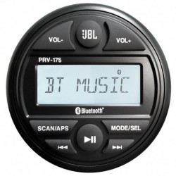 JBL PRV 175 AM/FM/USB/Bluetooth Gauge Style Stereo