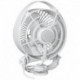 SEEKR by Caframo Maestro 12V 3-Speed 6" Marine Fan w/LED Light - White