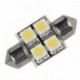 Lunasea Pointed Festoon 4 LED Light Bulb - 31mm - Cool White