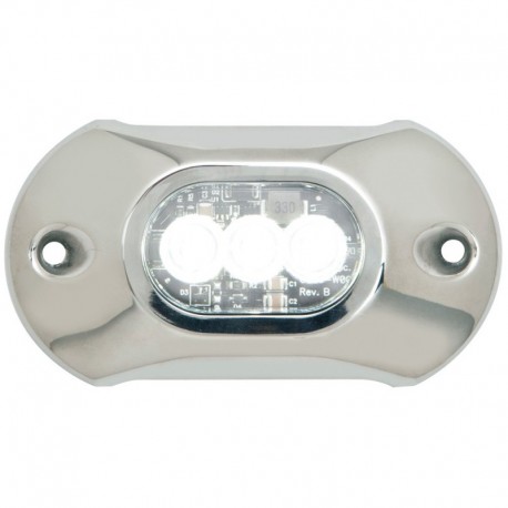 Attwood Light Armor Underwater LED Light - 3 LEDs - White