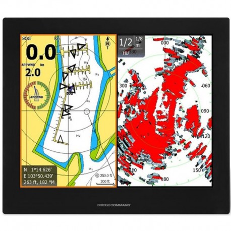 Green Marine BridgeCommand Multi-Touch Glass Bridge IP65 Sunlight Readable Marine Display - 19"