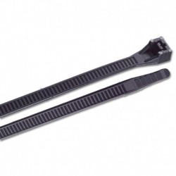 Ancor 15" UV Black Heavy Duty Cable Zip Ties - 25 Pack