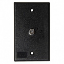 KING Jack PB1001 TV Antenna Power Injector Switch Plate - Black