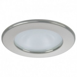 Quick Kai XP Downlight LED - 4W, IP66, Screw Mounted - Round Satin Bezel, Round Daylight Light