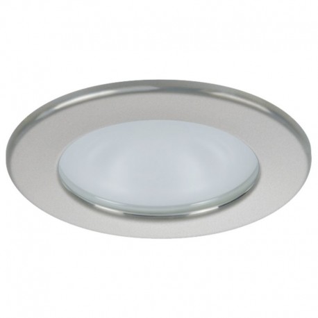 Quick Kai XP Downlight LED - 4W, IP66, Screw Mounted - Round Satin Bezel, Round Daylight Light