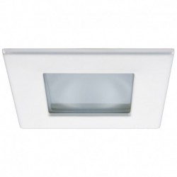 Quick Marina XP Downlight LED - 6W, IP66, Screw Mounted - Square White Bezel, Round Daylight Light