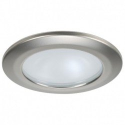 Quick Kor XP Downlight LED - 4W, IP66, Spring Mounted - Round Satin Bezel, Round Daylight Light