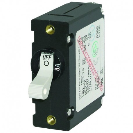 Blue Sea 7299 AC / DC Single Pole Magnetic World Circuit Breaker - 8 Amp