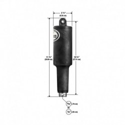 Lenco 101XD Extreme Duty Actuator - 12V - 2-1/4" Stroke w/Hardware