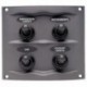 Marinco Splash Proof Panel - 4 Way - Grey