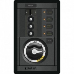 Blue Sea 1408 M-Series Dual Circuit Plus , Main + 3 Positions CLB Vertical