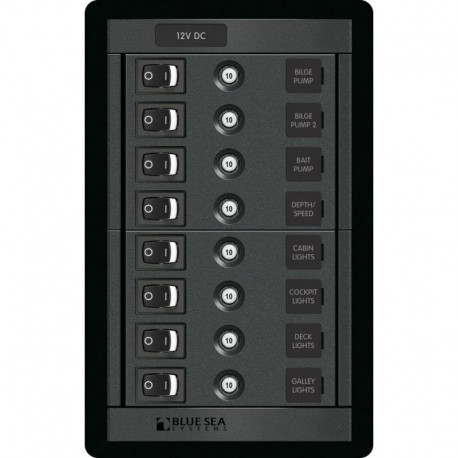 Blue Sea 1457 8 Position Switch CLB Vertical