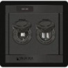 Blue Sea 1478 360 Panel - 12V DC Socket & Dual USB Charger