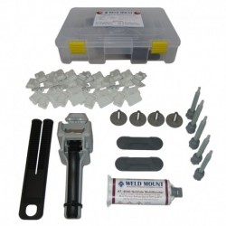 Weld Mount Adhesively Bonded Fastener Kit w/AT 8040 Adhesive