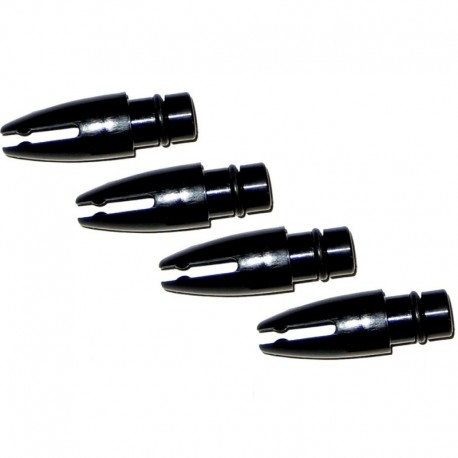 Rupp Replacement Spreader Tips - 4 Pack - Black