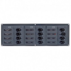 BEP DC Panel - 12-Way - No Meter - Horizontal