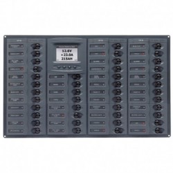 BEP Millennium Series DC Circuit Breaker Panel w/Digital Meters, 44SP DC12V Horizonal
