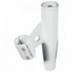 Lee's Clamp-On Rod Holder - White Aluminum - Vertical Mount - Fits 1.050 O.D. Pipe