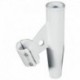 Lee's Clamp-On Rod Holder - White Aluminum - Vertical Mount - Fits 2.375" O.D Pipe