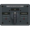 Blue Sea 8363 AC Rotary Switch Panel 65 Ampere 2 Positions + OFF, 3 Pole