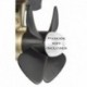 Quick Replacement Propeller f/Left Handed BTQ 185-55, BTQ 185-75 & BTQ 185-95 Bow Thruster