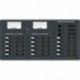 Blue Sea 8378 DC 18 Position Panel - White