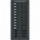 Blue Sea 8580 AC 13 Position 230v (European) Breaker Panel (White Switches)