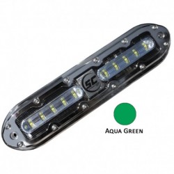 Shadow-Caster SCM-10 LED Underwater Light w/20' Cable - 316 SS Housing - Aqua Green