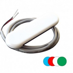 Shadow-Caster Courtesy Light w/2' Lead Wire - White ABS Cover - RGB Multi-Color - 4-Pack
