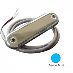 Shadow-Caster Courtesy Light w/2' Lead Wire - 316 SS Cover - Bimini Blue - 4-Pack