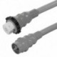 Marinco 50A 125/250V Shore Power Cord - Gray - 50'