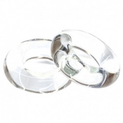 Tigress Glass Outrigger Rings - Pair