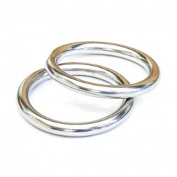 Tigress 316 Stainless Steel Rings - Pair